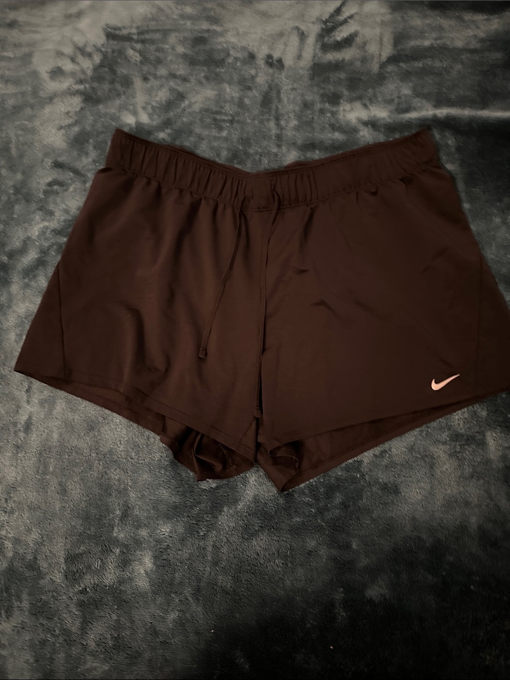 Nike Attack Women's Black Athletic Shorts with White Swoosh
